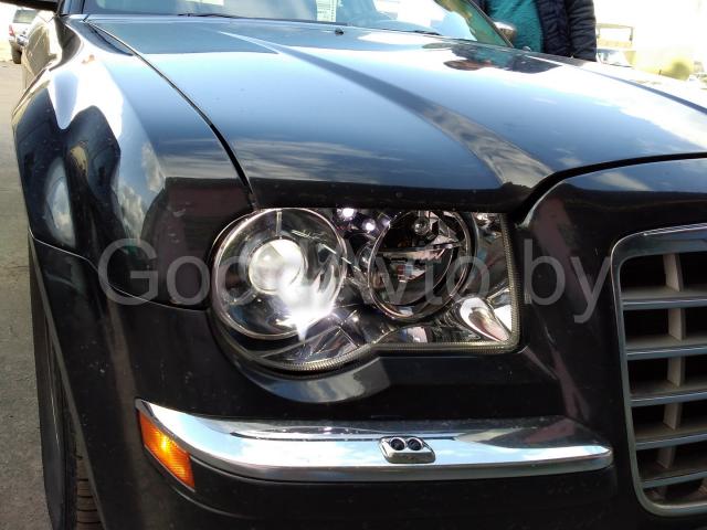 Chrysler 300С установка BI-LED модулей + Оклейка полиуретановой пленкой