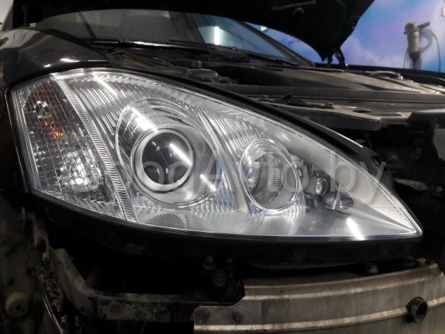 Mercedes-Benz w221 полировка фар внутри и снаружи + оклейка полиуретановой пленкой