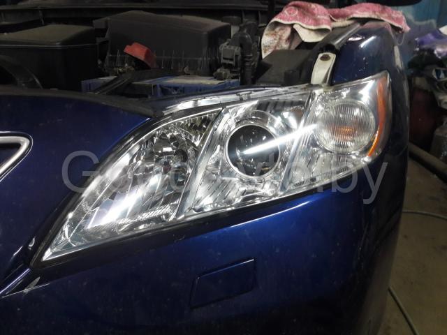 Toyota Сamry установка BI-LED модулей