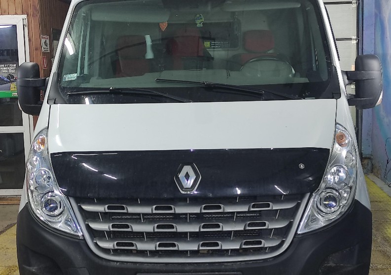 Renault Master установка BI-LED модулей