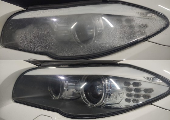 BMW 528i устранение запотевания